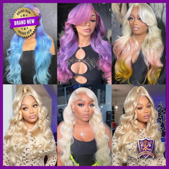 26 Inch Human Hair Lace Front Wig 200% Density Body Wave Pre Plucked main image 4